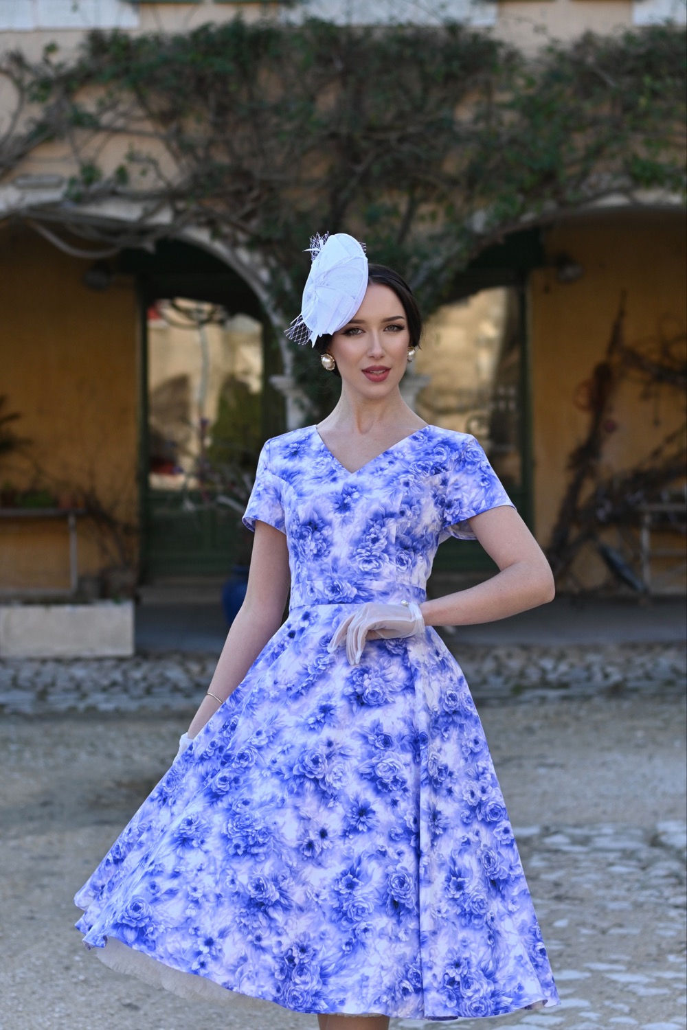 Violet Rose Swing Dress in Extended Sizing